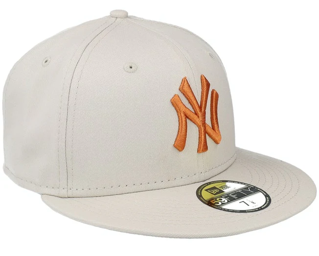 New Era New York Yankees Stone/Orange 59FIFTY Fitted Hat - Image 4