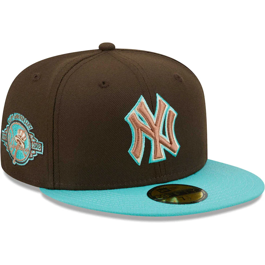 New Era New York Yankees Walnut Mint 2022 59FIFTY Fitted Hat