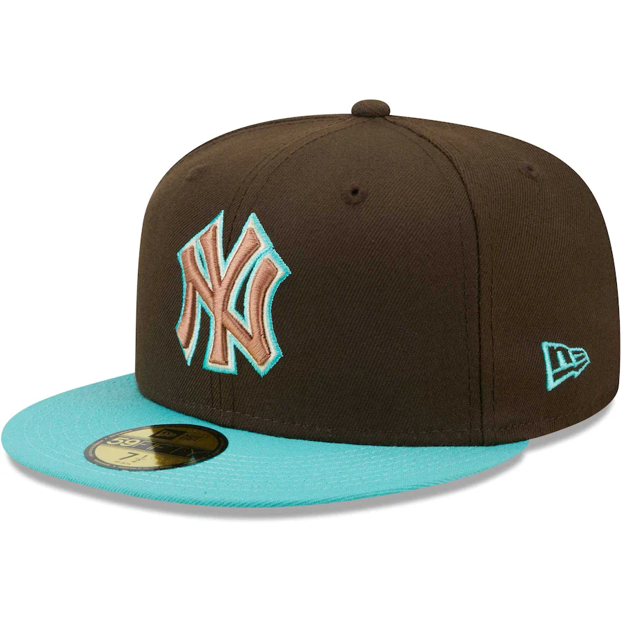 New Era New York Yankees Walnut Mint 2022 59FIFTY Fitted Hat - Image 4