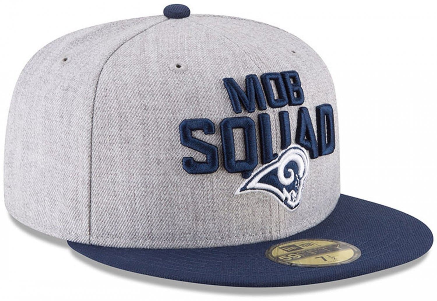 New Era NFL Los Angeles Rams 59FIFTY Draft Fitted Hat - Image 6