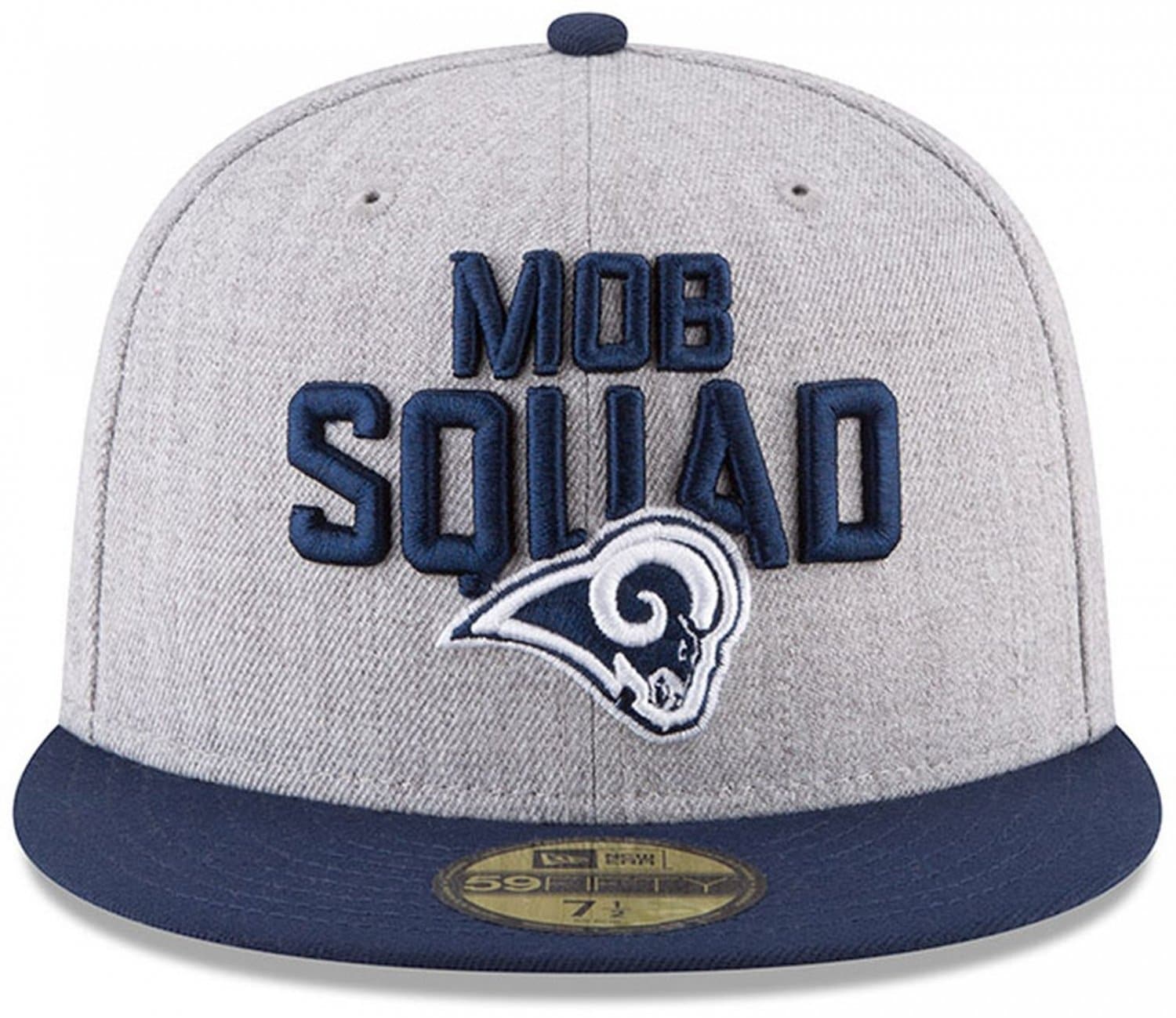 New Era NFL Los Angeles Rams 59FIFTY Draft Fitted Hat - Image 7