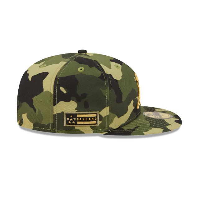 New Era Oakland Athletics 2022 Armed Forces Day 59FIFTY Fitted Hat - Image 4
