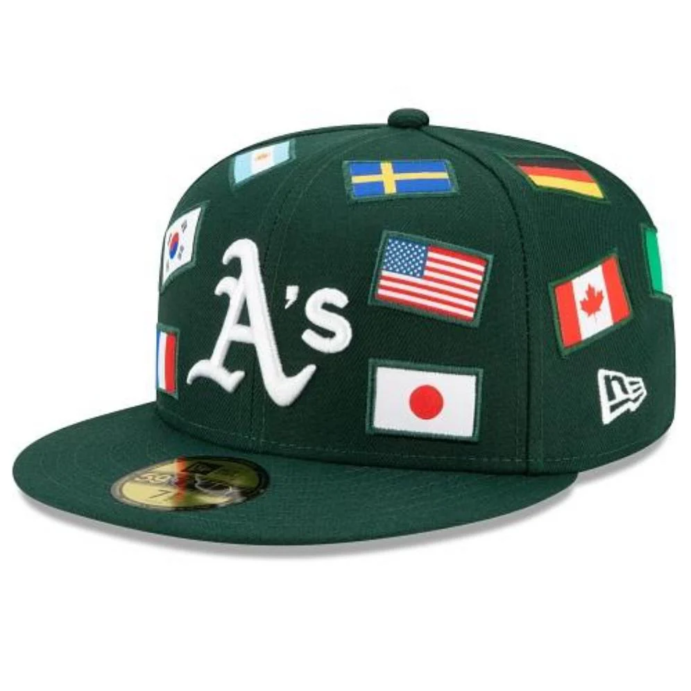 New Era Oakland Athletics All Over Flag 59FIFTY Fitted Hat
