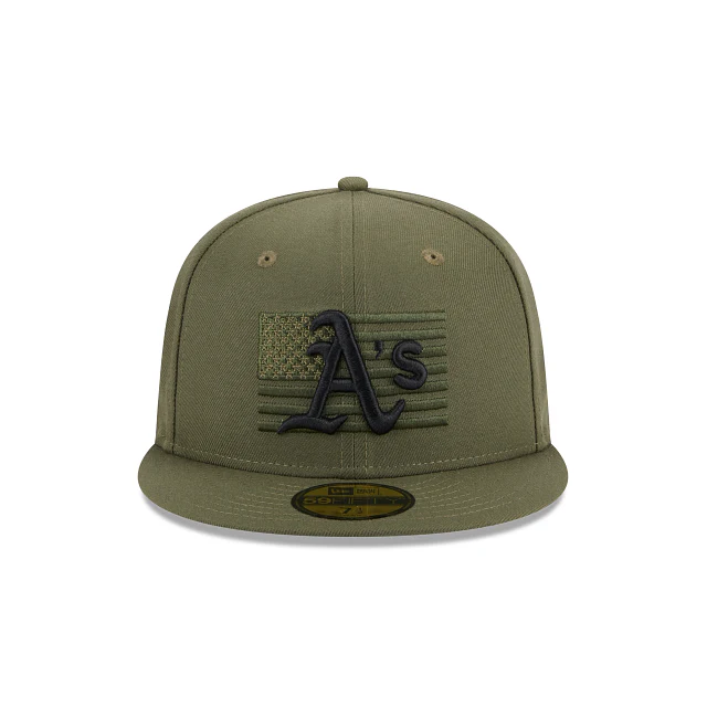 New Era Oakland Athletics Armed Forces Day 2023 59FIFTY Fitted Hat - Image 2