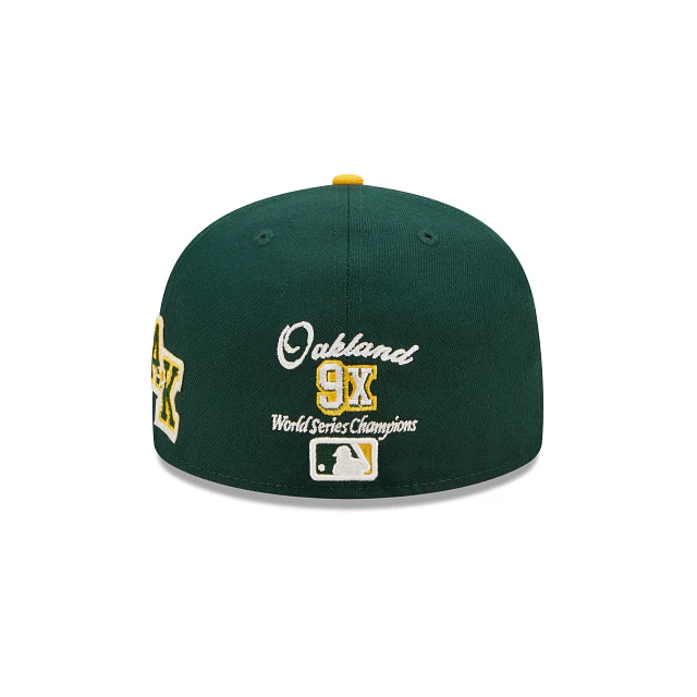 New Era Oakland Athletics Letterman 59FIFTY Fitted Hat - Image 6