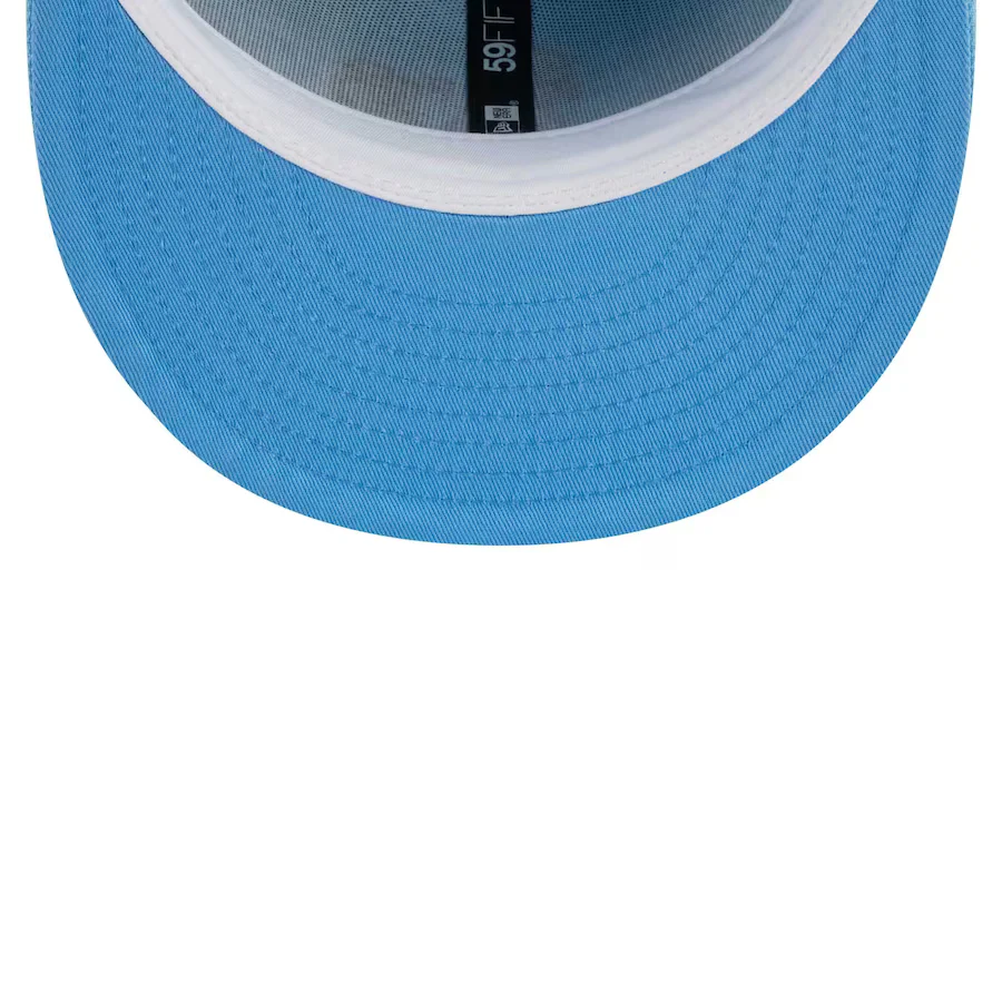 New Era Oakland Athletics Light Blue/Navy 2023 59FIFTY Fitted Hat - Image 2