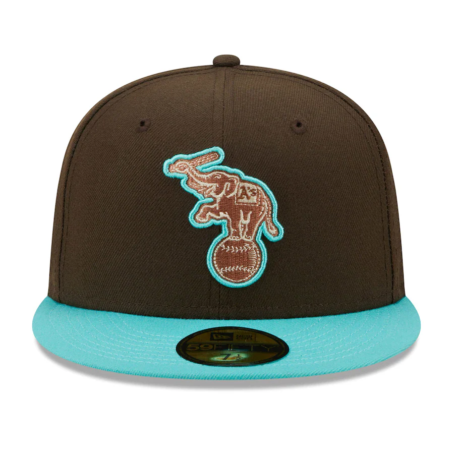 New Era Oakland Athletics Walnut Mint 2022 59FIFTY Fitted Hat - Image 5
