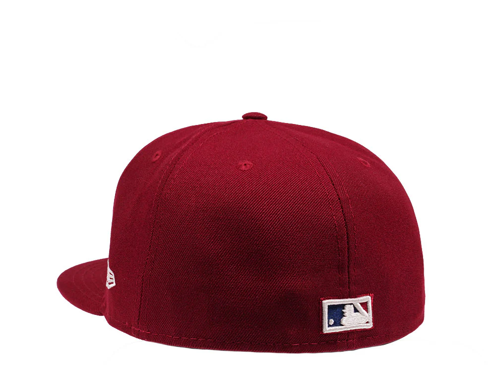 New Era Oakland Athletics World Series 1989 Smooth Red Edition 59FIFTY Fitted Hat - Image 4