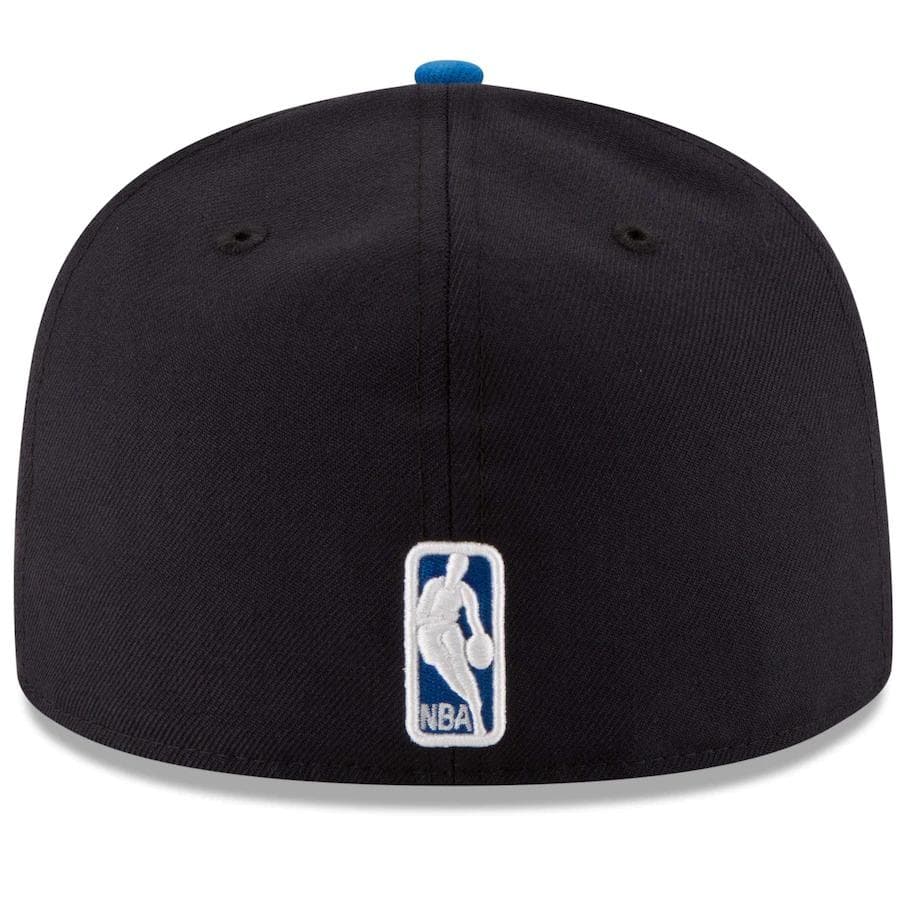New Era Oklahoma City Thunder 2Tone Black/Blue 59FIFTY Fitted Hat - Image 4
