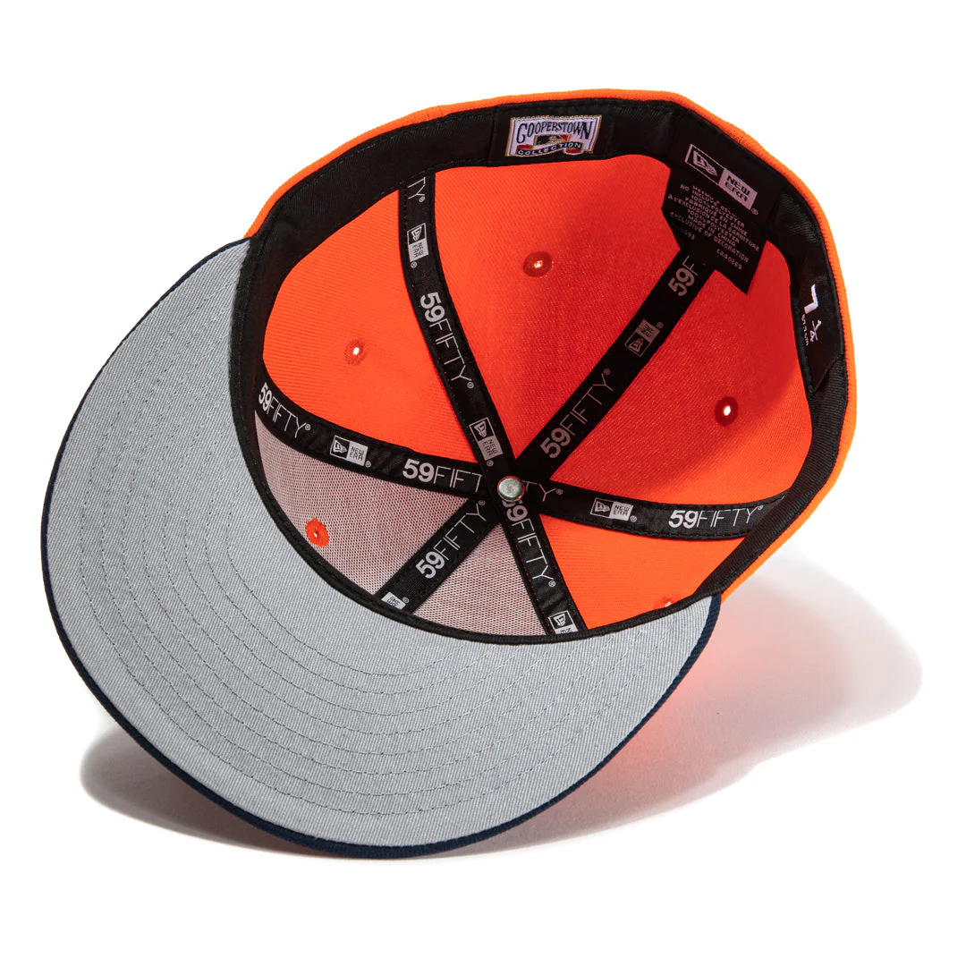 New Era  Orange Crush Texas Rangers Stadium 59FIFTY Fitted Hat - Image 3