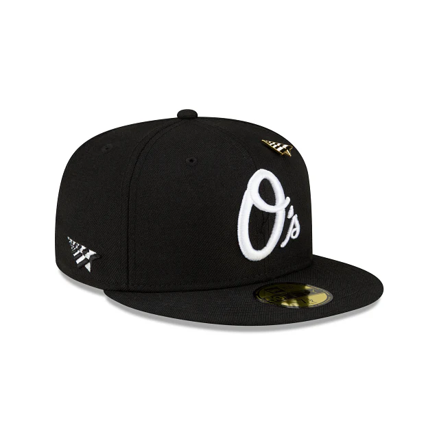 New Era Paper Planes X Baltimore Orioles Black 59FIFTY Fitted Hat - Image 3