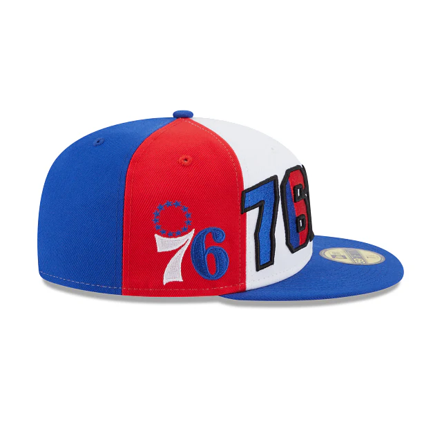 New Era Philadelphia 76ers 2023 Back Half Edition 59FIFTY Fitted Hat - Image 4