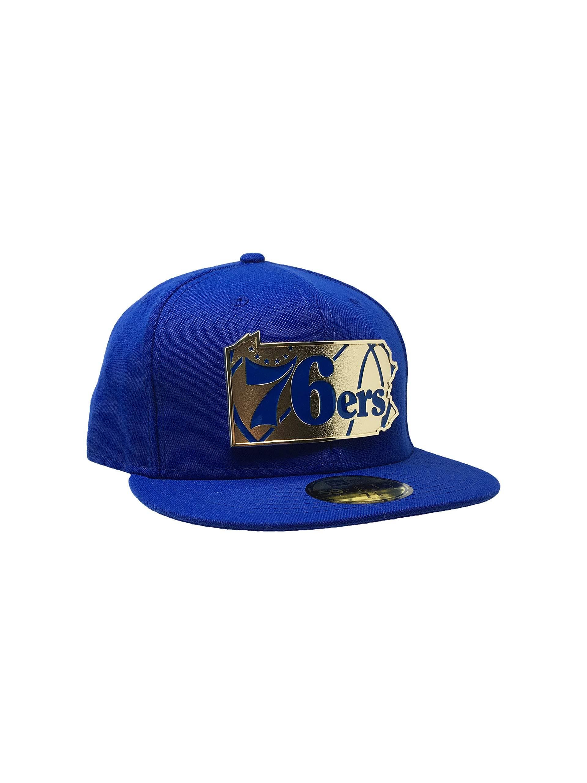 New Era Philadelphia 76ers 59Fifty Fitted Hat (Gold Slated) - Image 3