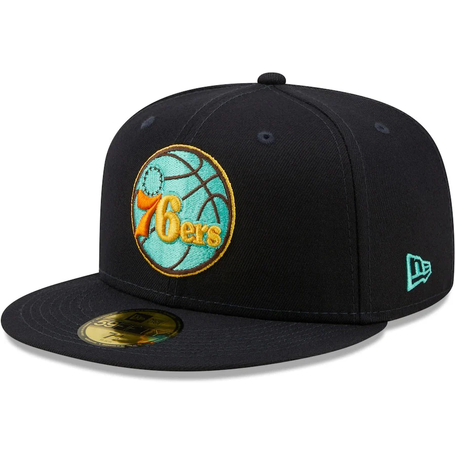 New Era Philadelphia 76ers Navy/Mint 59FIFTY Fitted Hat