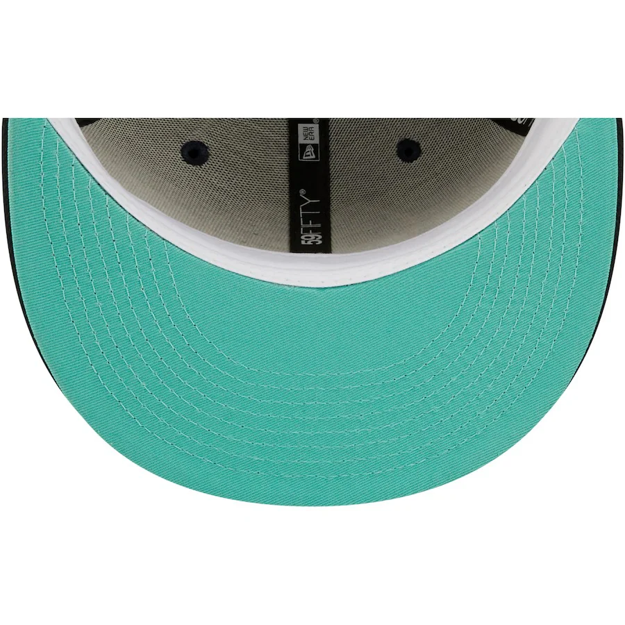 New Era Philadelphia 76ers Navy/Mint 59FIFTY Fitted Hat - Image 2