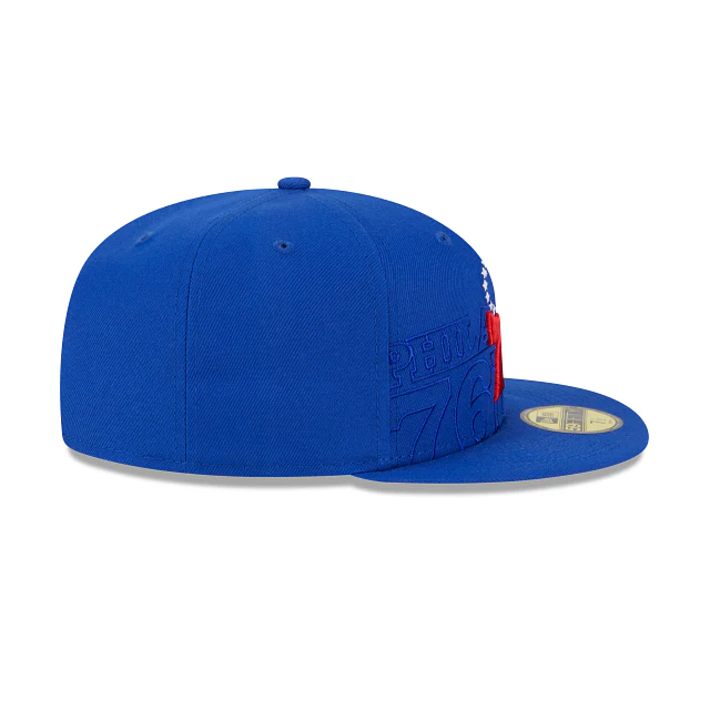 New Era Philadelphia 76ers NBA Authentics 2023 Draft 59FIFTY Fitted Hat - Image 5