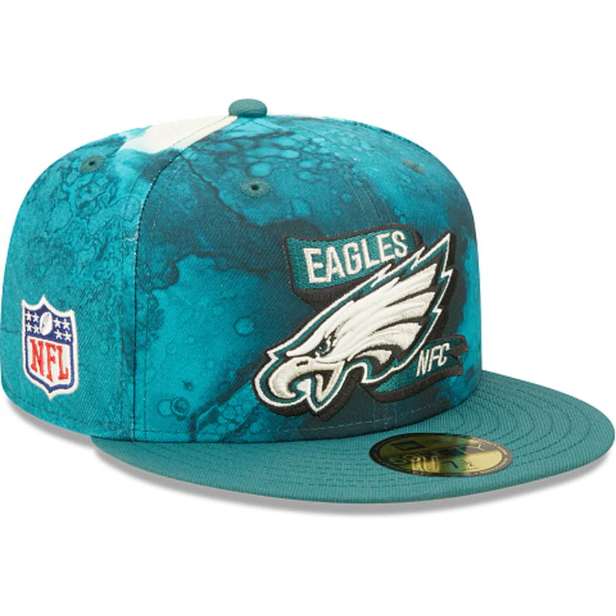 New Era Philadelphia Eagles 2022 Sideline Ink Dye 59FIFTY Fitted Hat