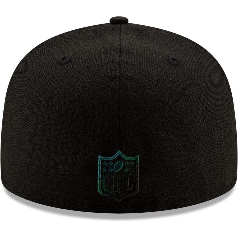 New Era Philadelphia Eagles Black Historic 59FIFTY Fitted Hat - Image 3