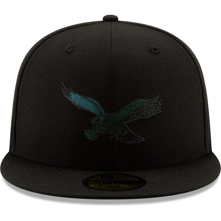 New Era Philadelphia Eagles Black Historic 59FIFTY Fitted Hat - Image 5