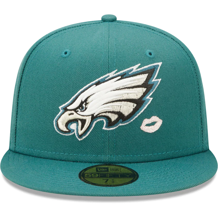 New Era Philadelphia Eagles Lips 59FIFTY Fitted Hat - Image 5