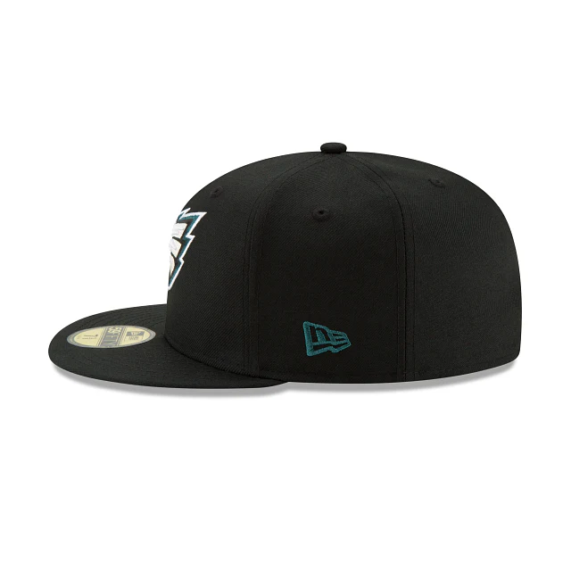 New Era Philadelphia Eagles Super Bowl LVII Participation Side Patch 59FIFTY Fitted Hat - Image 5