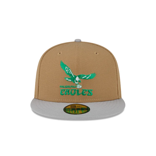 New Era Philadelphia Eagles Throwback 2023 59FIFTY Fitted Hat - Image 2