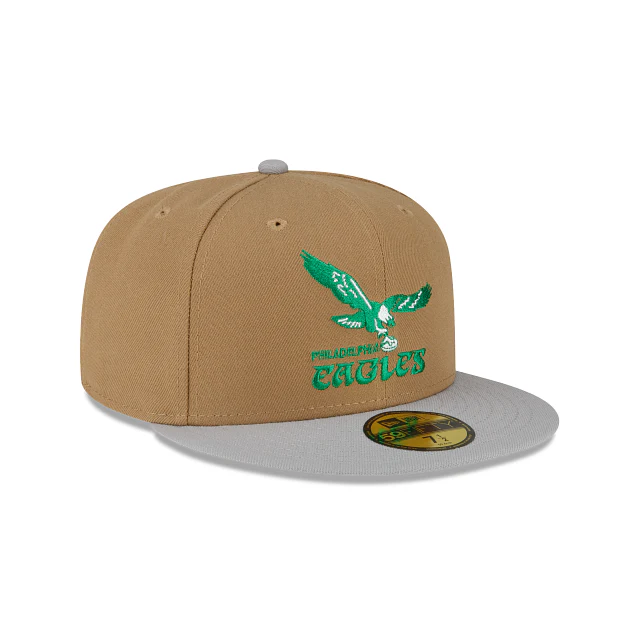 New Era Philadelphia Eagles Throwback 2023 59FIFTY Fitted Hat - Image 3