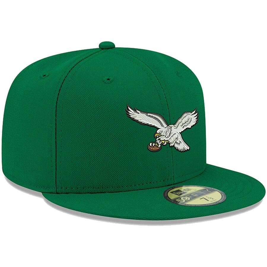 New Era Philadelphia Eagles Throwback 59FIFTY Fitted Hat - Image 3