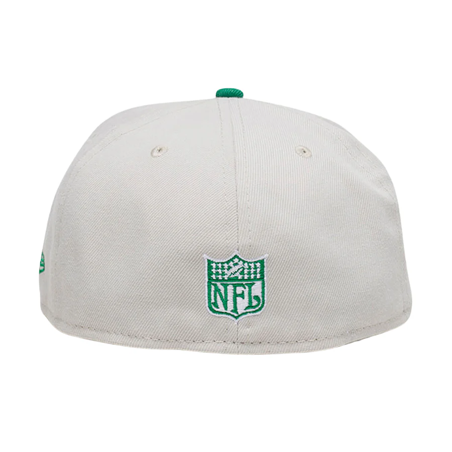 New Era Philadelphia Eagles White/Green Pre-Game 59FIFTY Fitted Hat - Image 2