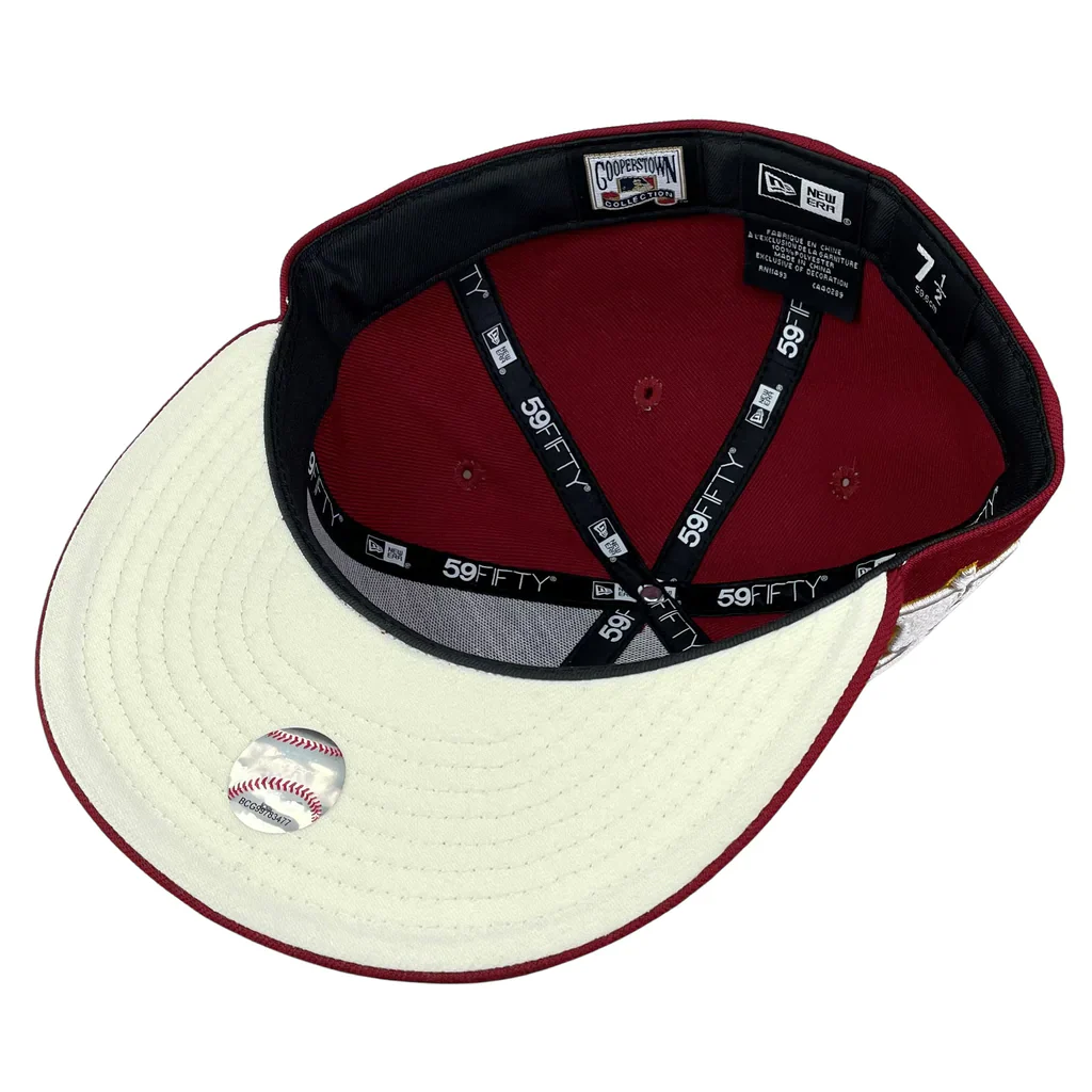 New Era Philadelphia Phillies Cardinal Red "Independence Hall" Liberty Bell 59FIFTY Fitted Hat - Image 4