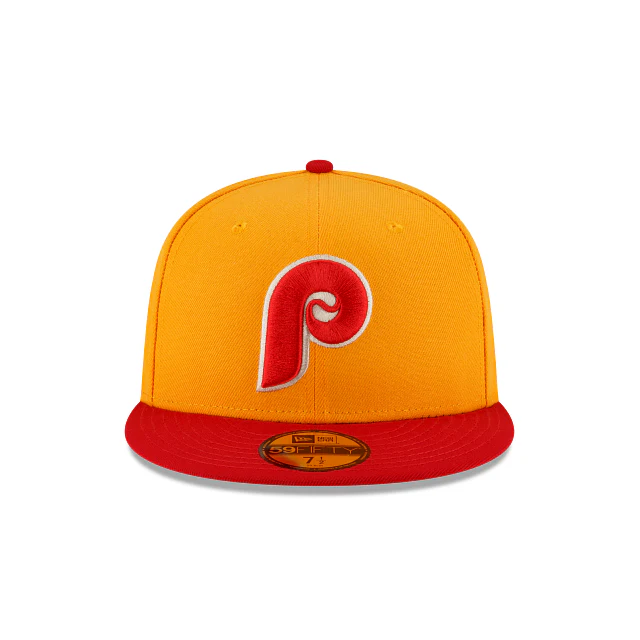 New Era Philadelphia Phillies Mustard 59FIFTY Fitted Hat - Image 2