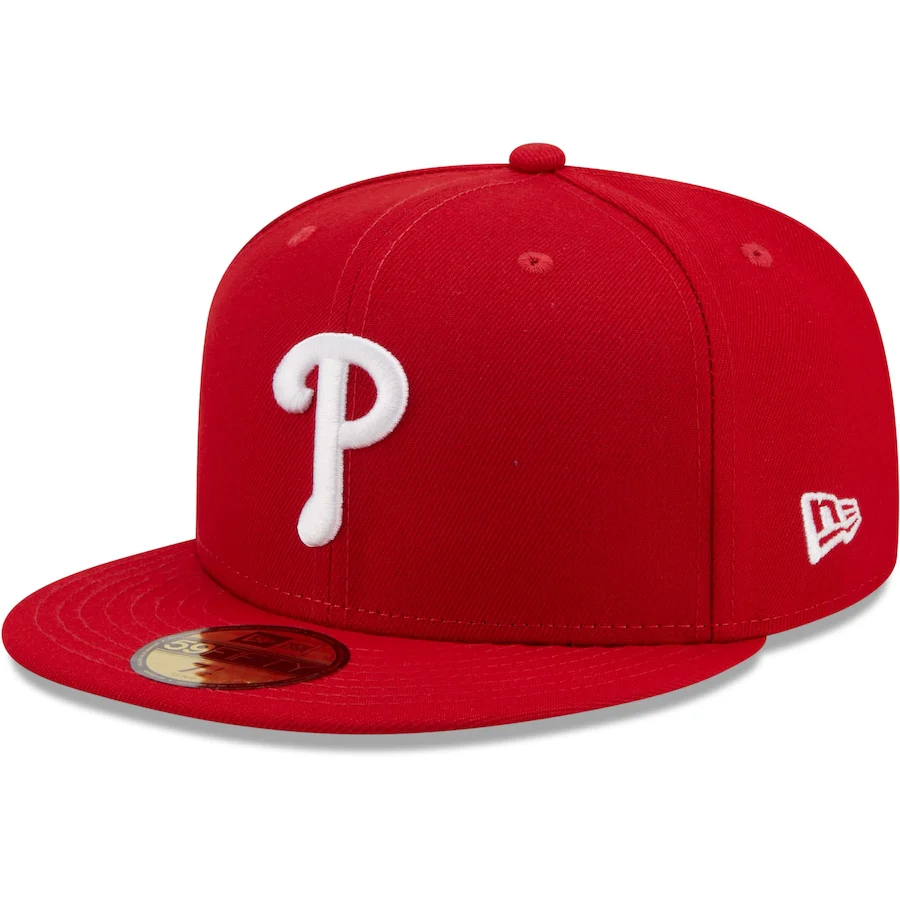 New Era Philadelphia Phillies Red Logo Side 59FIFTY Fitted Hat