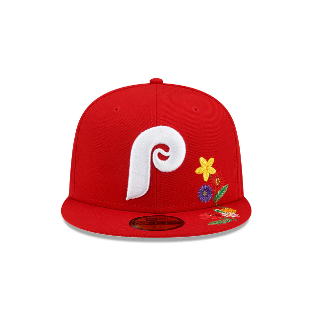 New Era  Philadelphia Phillies Visor Bloom 2022 59FIFTY Fitted Hat - Image 3
