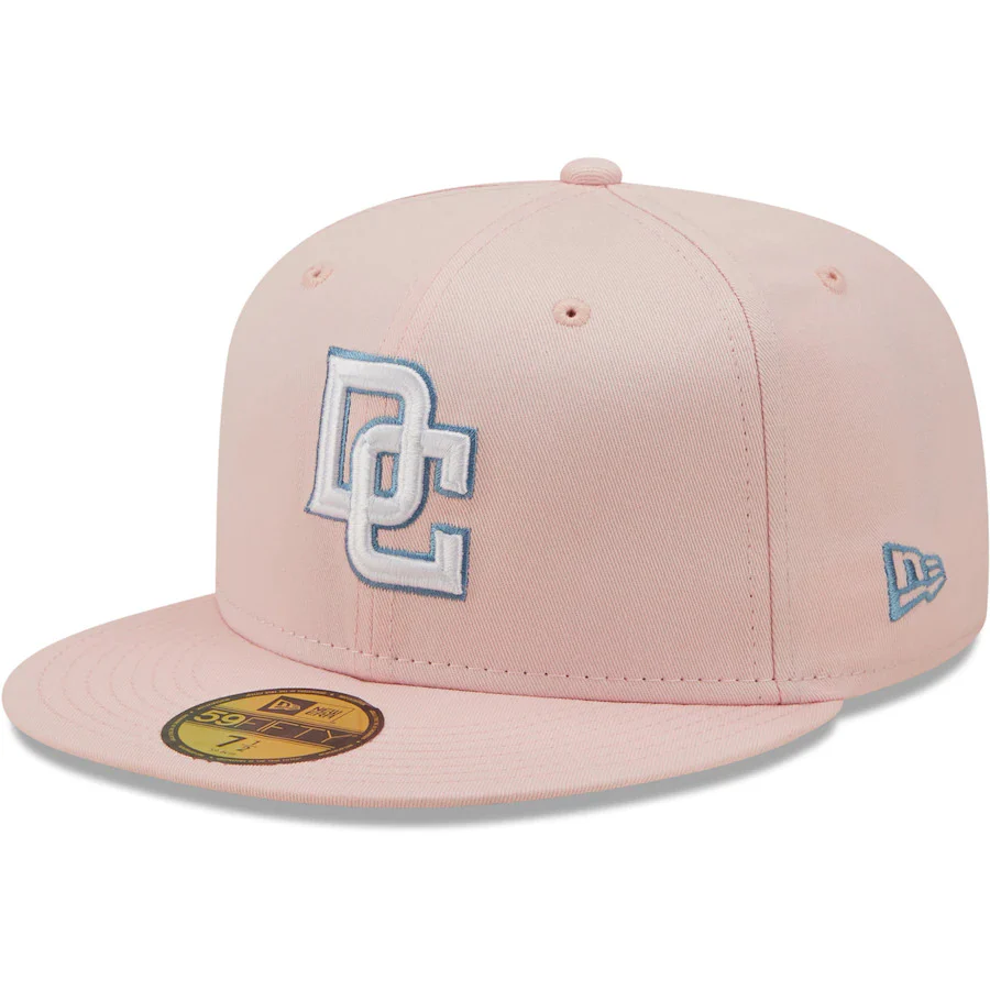 New Era Pink Washington Nationals 2019 World Series Sky Undervisor 59FIFTY Fitted Hat