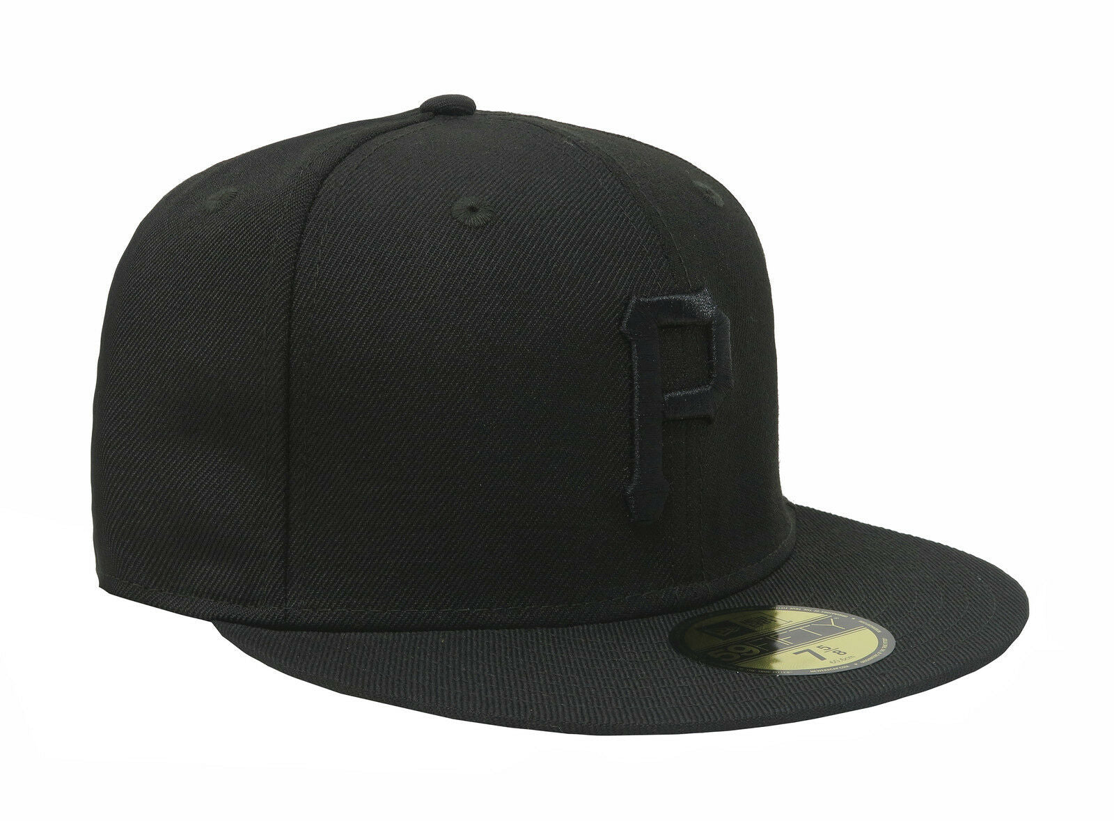 New Era Pittsburgh Pirates Black on Black 59FIFTY Fitted Hat - Image 4