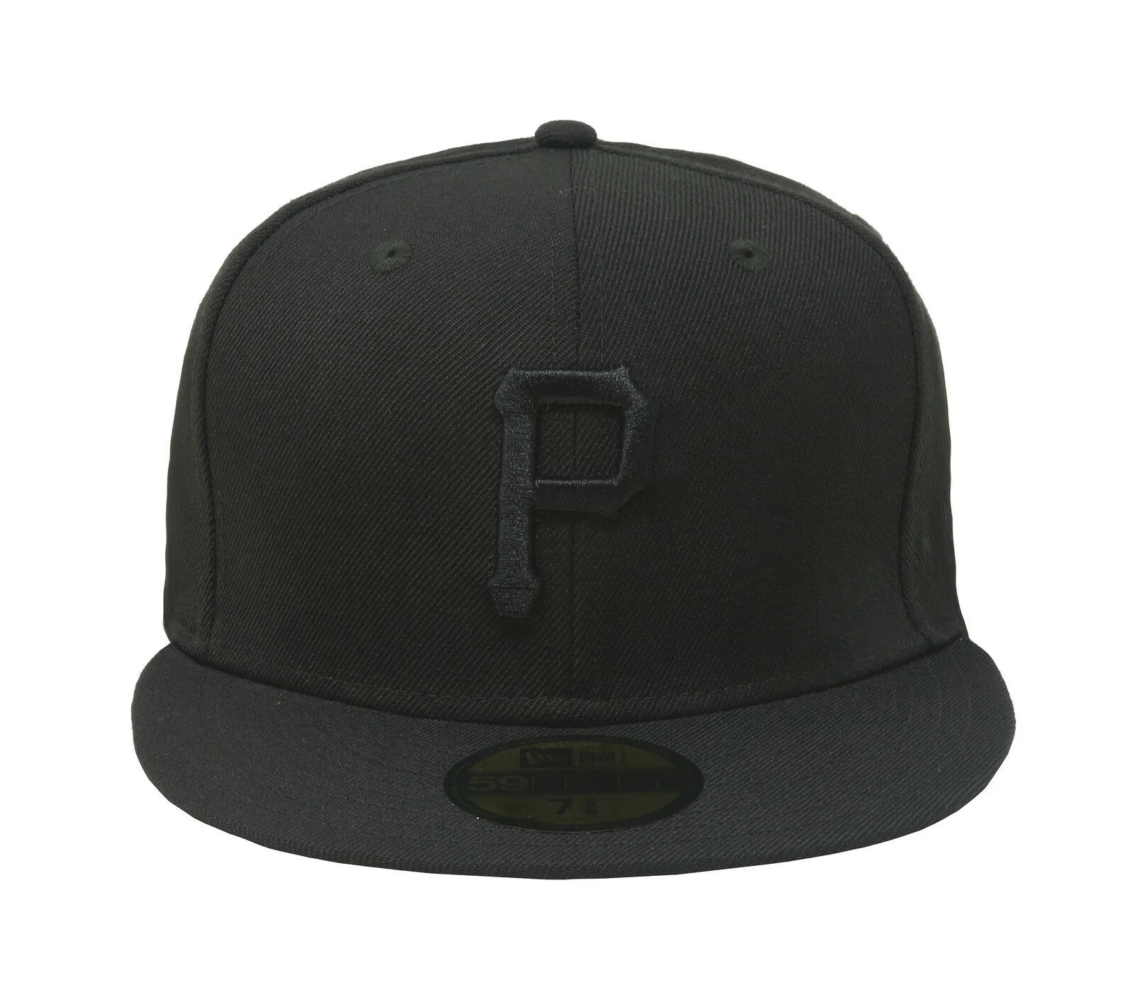 New Era Pittsburgh Pirates Black on Black 59FIFTY Fitted Hat - Image 5