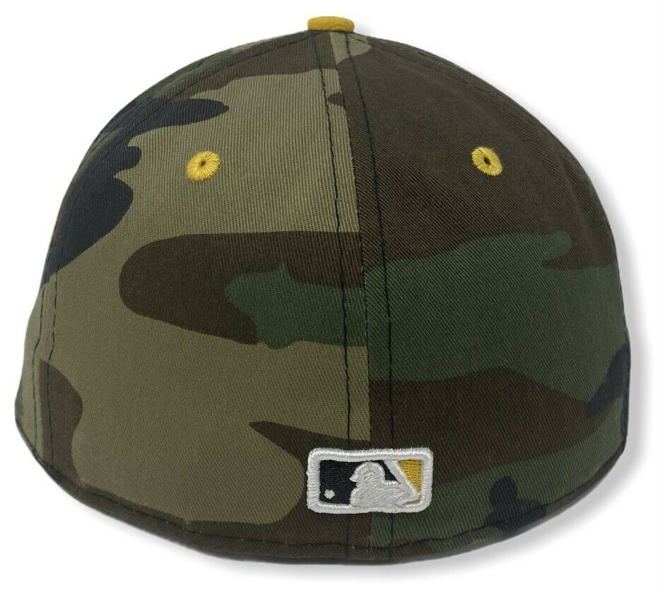 New Era Pittsburgh Pirates Camo/Yellow 59FIFTY Fitted Hat - Image 3