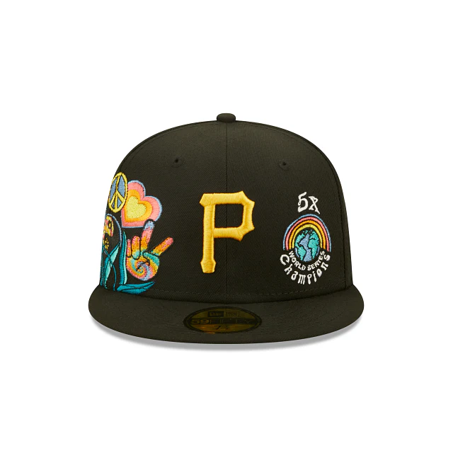 New Era Pittsburgh Pirates Groovy 2022 59FIFTY Fitted Hat - Image 2