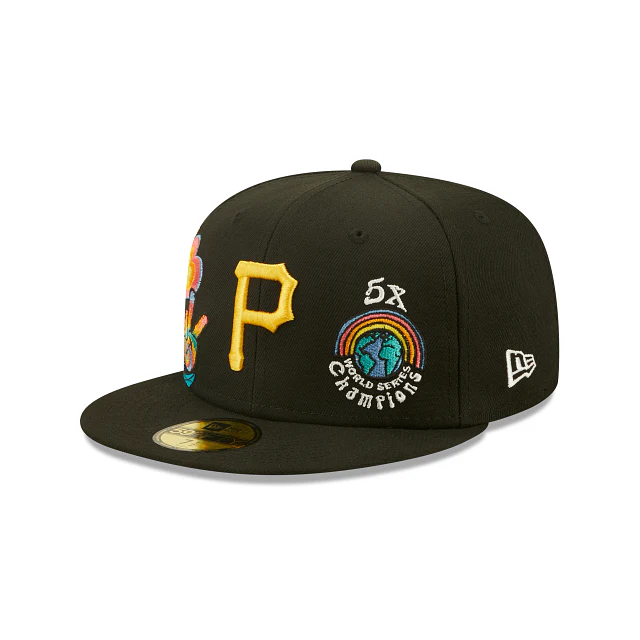 New Era Pittsburgh Pirates Groovy 2022 59FIFTY Fitted Hat - Image 3
