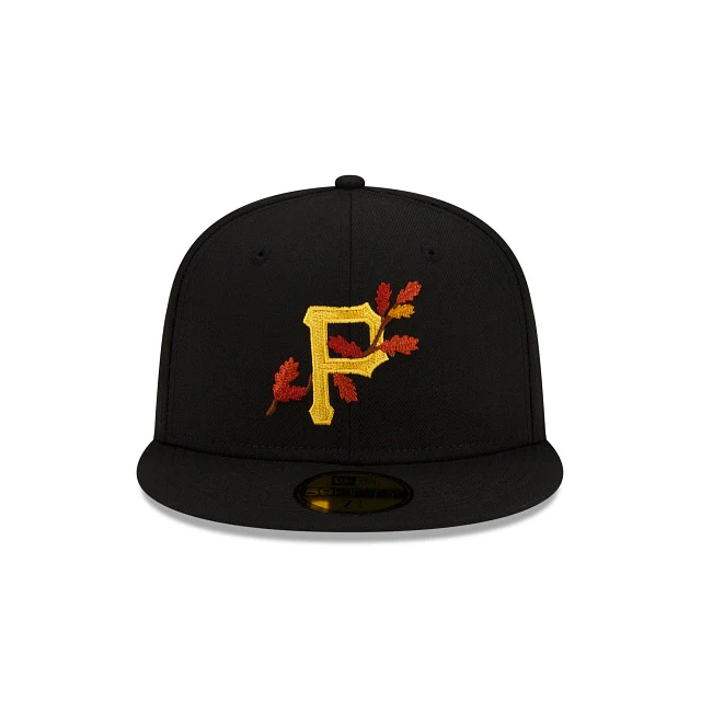 New Era Pittsburgh Pirates Leafy Front 59Fifty Fitted Hat - Image 3