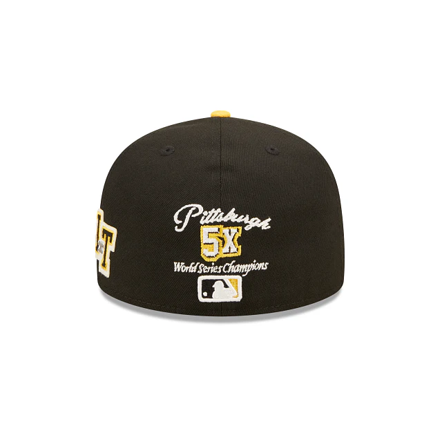 New Era Pittsburgh Pirates Letterman 59FIFTY Fitted Hat - Image 6