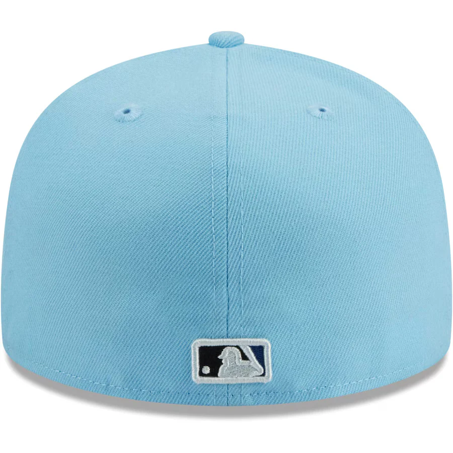 New Era Pittsburgh Pirates Light Blue/Navy 2023 59FIFTY Fitted Hat - Image 3