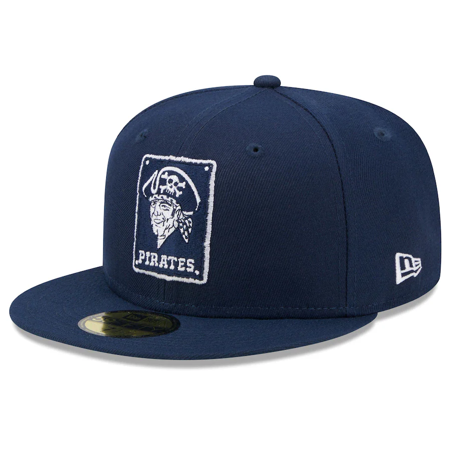 New Era Pittsburgh Pirates Navy Oceanside Green Undervisor 59FIFTY Fitted Hat