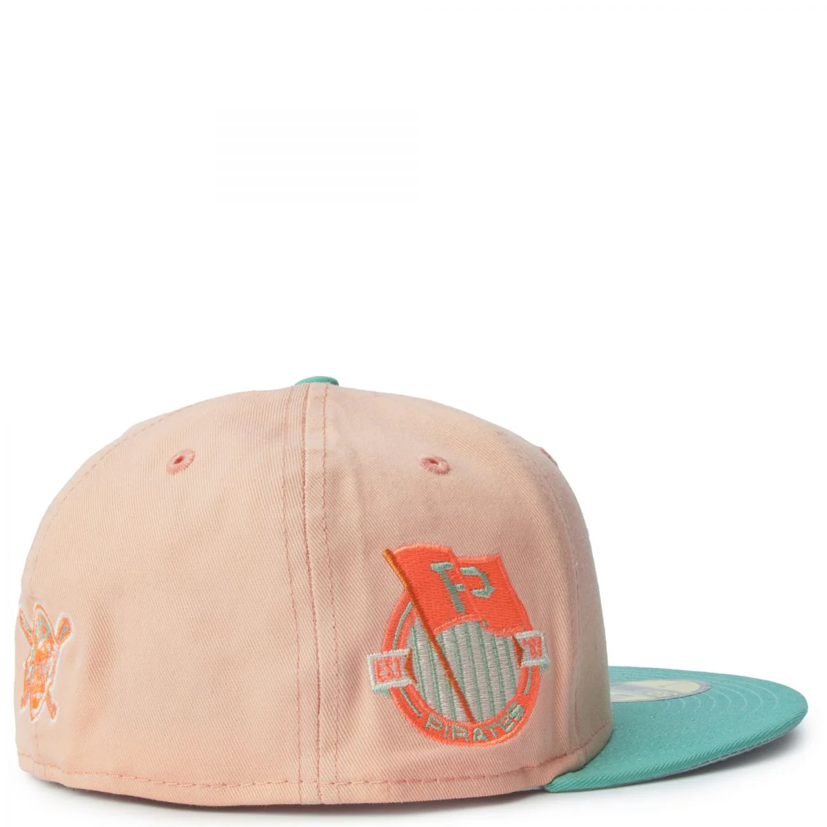 New Era Pittsburgh Pirates Peach/Mint 2023 59FIFTY Fitted Hat - Image 2