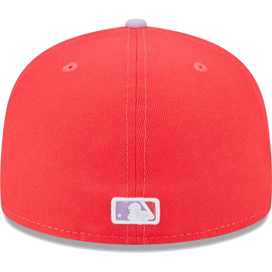 New Era Pittsburgh Pirates Spring Red/Lavender 2023 59FIFTY Fitted Hat - Image 3