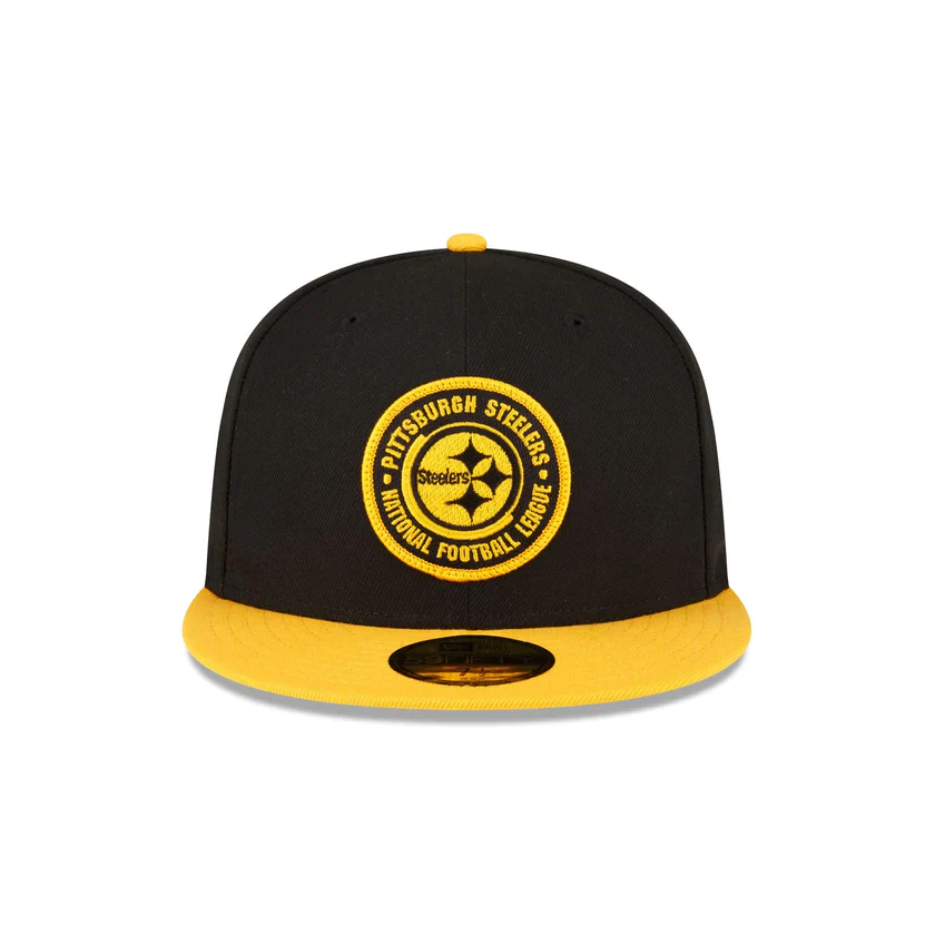 New Era Pittsburgh Steelers 2023 Sideline Team Patch 59FIFTY Fitted Hat - Image 7