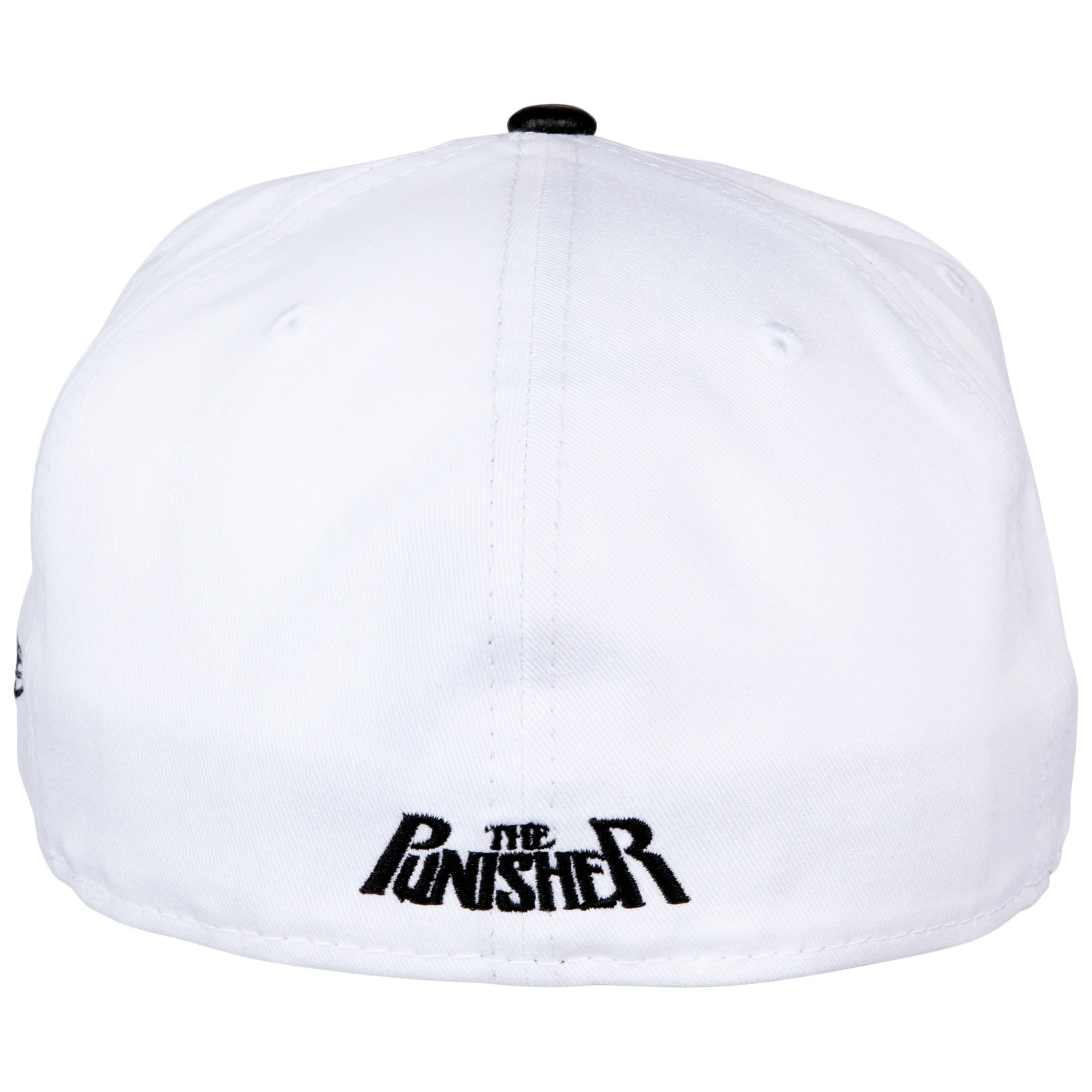 New Era Punisher Minimalist Symbol White w/Pebbled Undervisor 59FIFTY Fitted Hat - Image 4