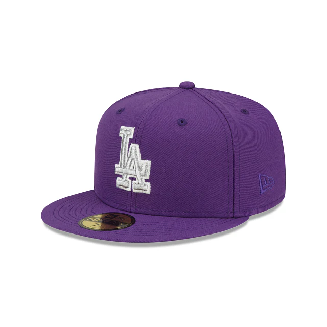 New Era  Purple Refresh Los Angeles Dodgers 2022 59FIFTY Fitted Hat - Image 2