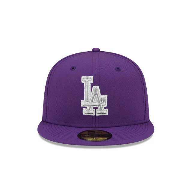 New Era  Purple Refresh Los Angeles Dodgers 2022 59FIFTY Fitted Hat - Image 3