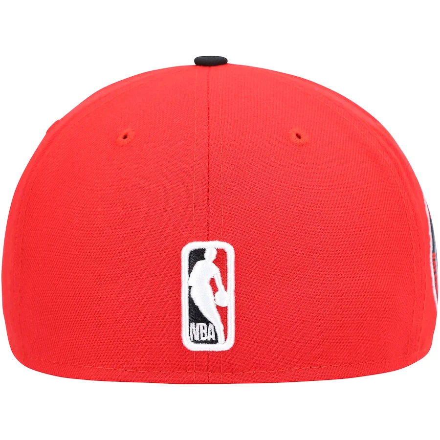 New Era Red Chicago Bulls Team Logoman 59FIFTY Fitted Hat - Image 4